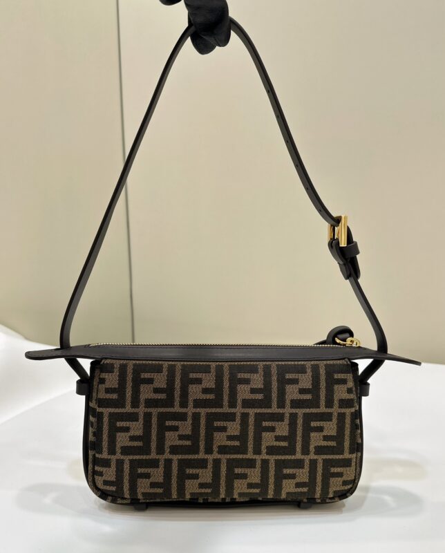 Replica Fendi Simply Brown Cotton - 1:1 designer replica handbag