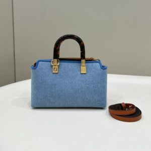 Replica Fendi By The Way Boston Blue Cotton - high-accuracy replica luxury purse