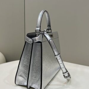 Replica Fendi Peekaboo Large Silver - elite superclone designer purse
