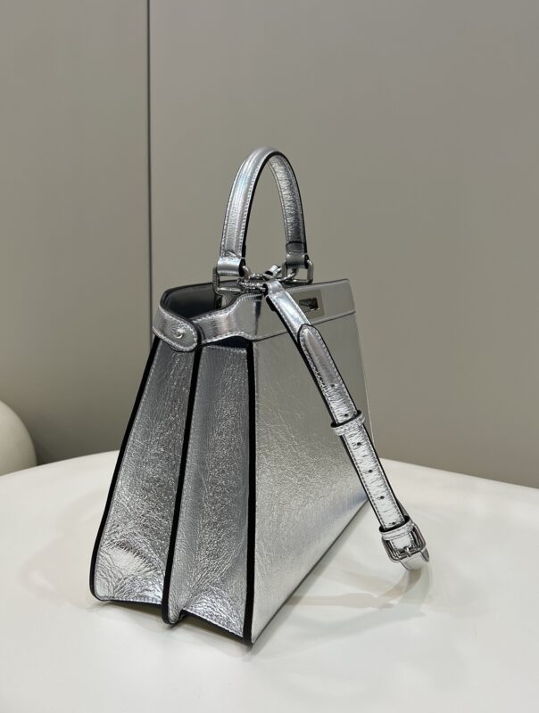 Replica Fendi Peekaboo Large Silver - elite superclone designer purse