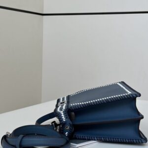 Replica Fendi Peekaboo Dark Blue - best quality luxury bag dupe
