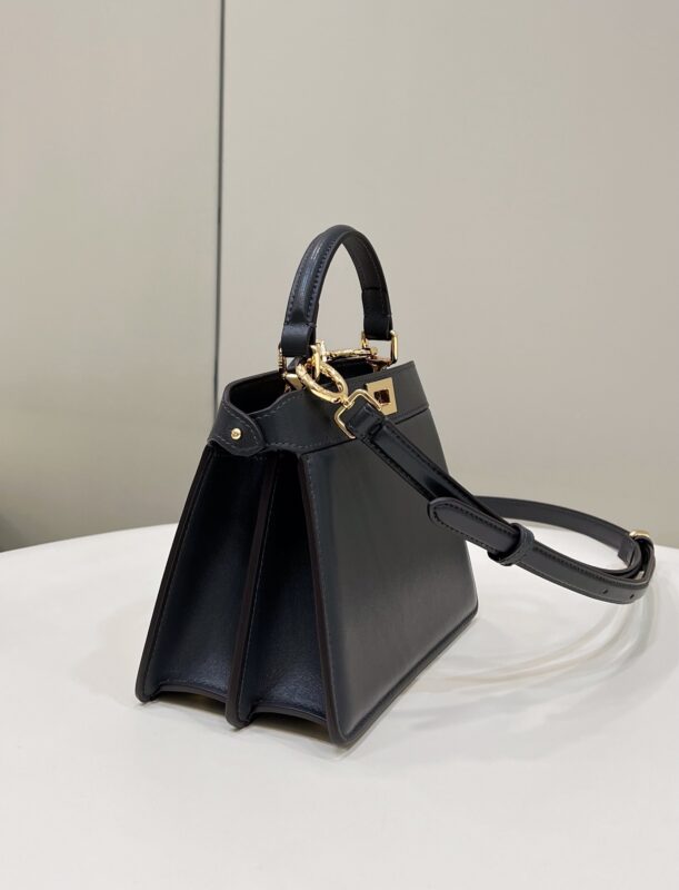 Replica Fendi Peekaboo Mini Black - realistic designer-inspired fake bag