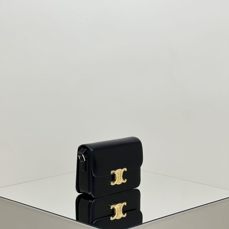 Replica Celine Triomphe Mini Black - top-rated replica designer bag