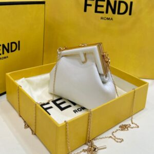 Replica Fendi First Mini White - ultra-realistic fake designer tote