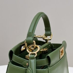 Replica Fendi Peekaboo Green - authentic-look luxury purse replica