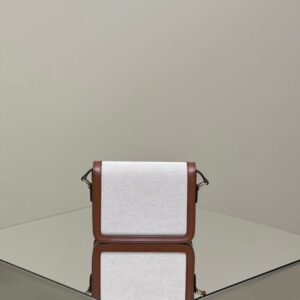 Replica Celine Triomphe Mini White - best quality luxury bag dupe