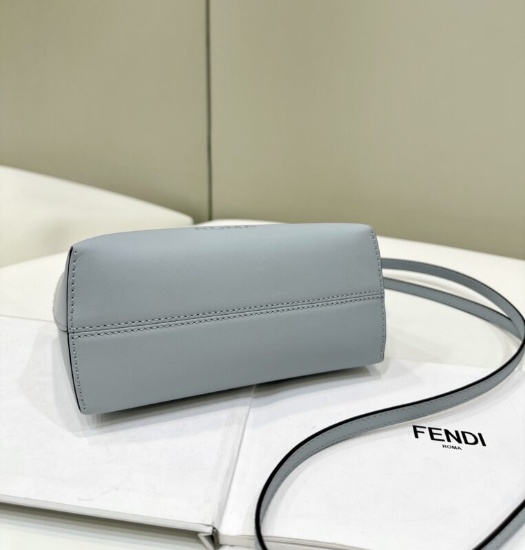 Replica Fendi By The Way Boston Sky Blue - near-authentic luxury replica handbag
