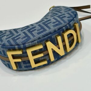 Replica Fendi Fendigraphy Small Denim Blue - high-quality designer bag clone