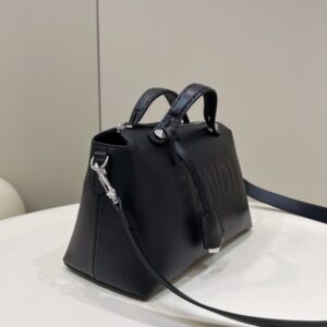 Replica Fendi By The Way Boston Black - near-authentic luxury replica handbag