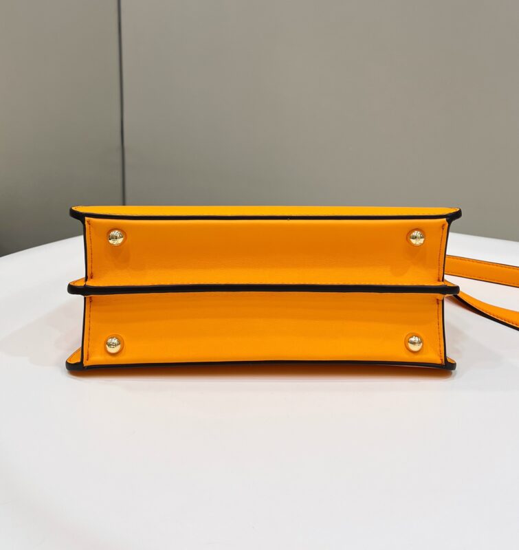 Replica Fendi Peekaboo Medium Orange - near-authentic luxury replica handbag