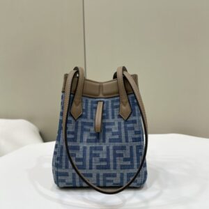 Replica Fendi Origami Small Blue Cotton - ultra-realistic fake designer tote