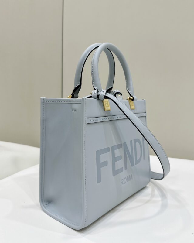 Replica Fendi Small Tote Sky Blue - authentic-look luxury purse replica