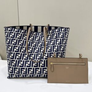 Replica Fendi Two Side Small Tote Blue - high-quality designer bag clone
