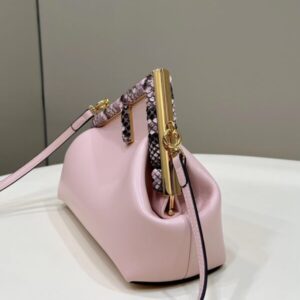 Replica Fendi First Pink Python - ultra-realistic fake designer tote