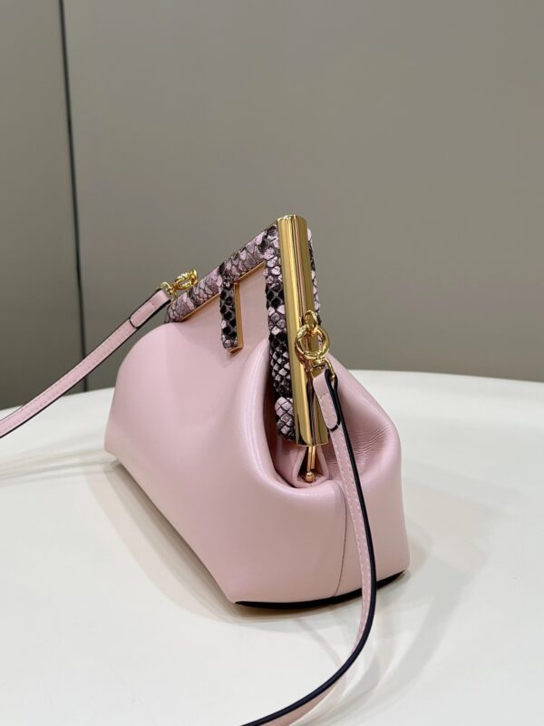 Replica Fendi First Pink Python - ultra-realistic fake designer tote