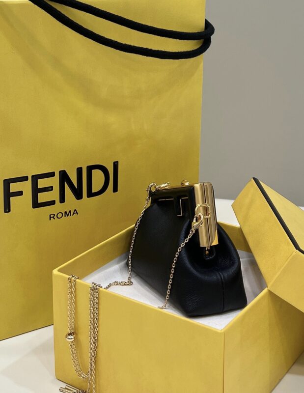 Replica Fendi First Mini Black - top-tier luxury replica shoulder bag