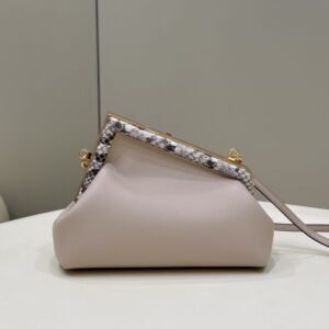 Replica Fendi First Beige Python - realistic designer-inspired fake bag