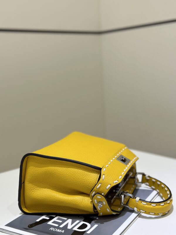 Replica Fendi Peekaboo Yellow - realistic designer-inspired fake bag