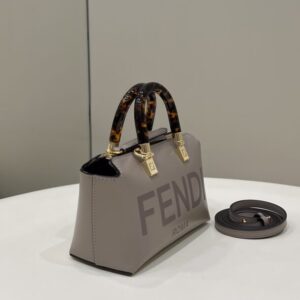 Replica Fendi By The Way Boston Dark Beige - premium-grade designer purse dupe