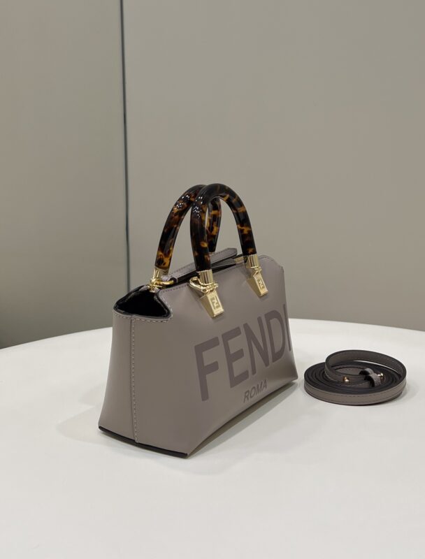 Replica Fendi By The Way Boston Dark Beige - premium-grade designer purse dupe