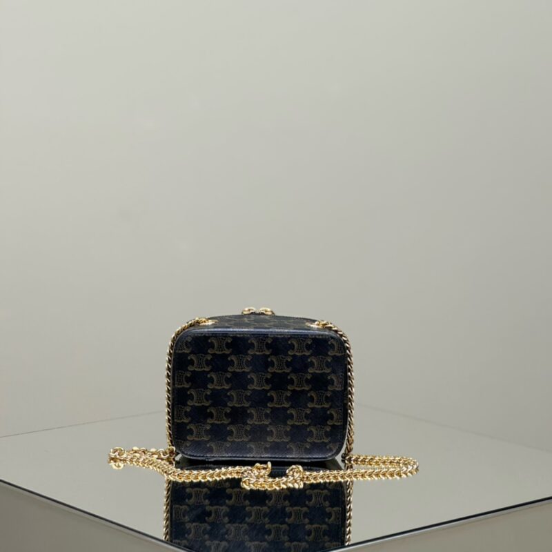 Replica Celine Triomphe Box on Chain - premium 1:1 fake handbag model