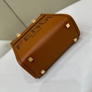 Replica Fendi Mini Tote Brown - top-rated replica designer bag