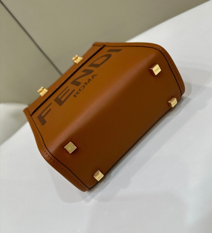 Replica Fendi Mini Tote Brown - top-rated replica designer bag