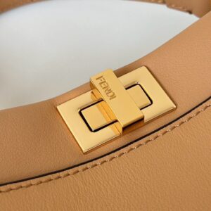 Replica Fendi Peekaboo Large Light Brown - high-quality designer bag clone