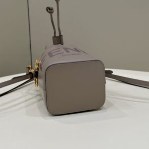 Replica Fendi Tresor Mini Bucket Grey - high-end fake designer purse