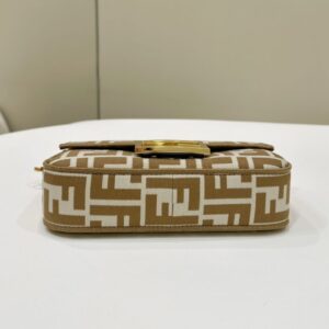 Replica Fendi Baguette FF Brown - 1:1 designer replica handbag