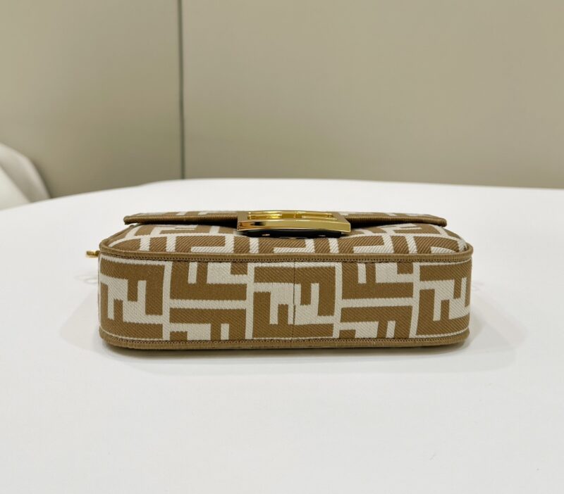 Replica Fendi Baguette FF Brown - 1:1 designer replica handbag