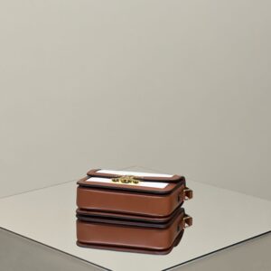 Replica Celine Triomphe Mini White - high-end fake designer purse