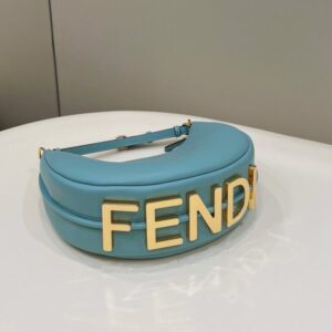 Replica Fendi Fendigraphy Large Sky Blue - ultra-realistic fake designer tote