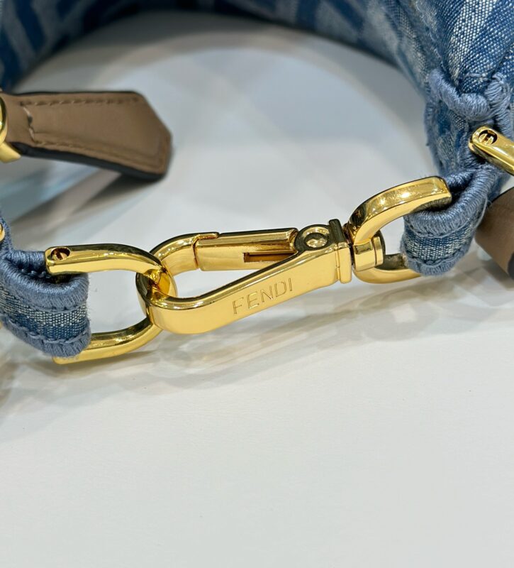 Replica Fendi Fendigraphy Small Denim Blue - near-authentic luxury replica handbag
