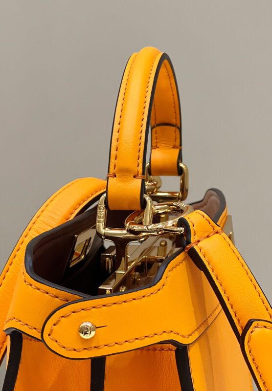 Replica Fendi Peekaboo Medium Orange - elite superclone designer purse