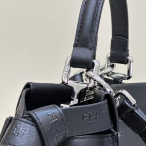 Replica Fendi Peekaboo Small Black - top-tier luxury replica shoulder bag