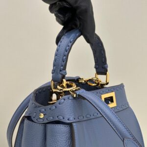 Replica Fendi Peekaboo Small Blue - top-rated replica designer bag