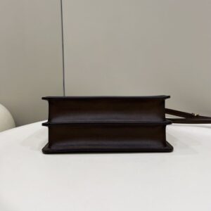Replica Fendi Peekaboo Large Dark Brown - best quality luxury bag dupe