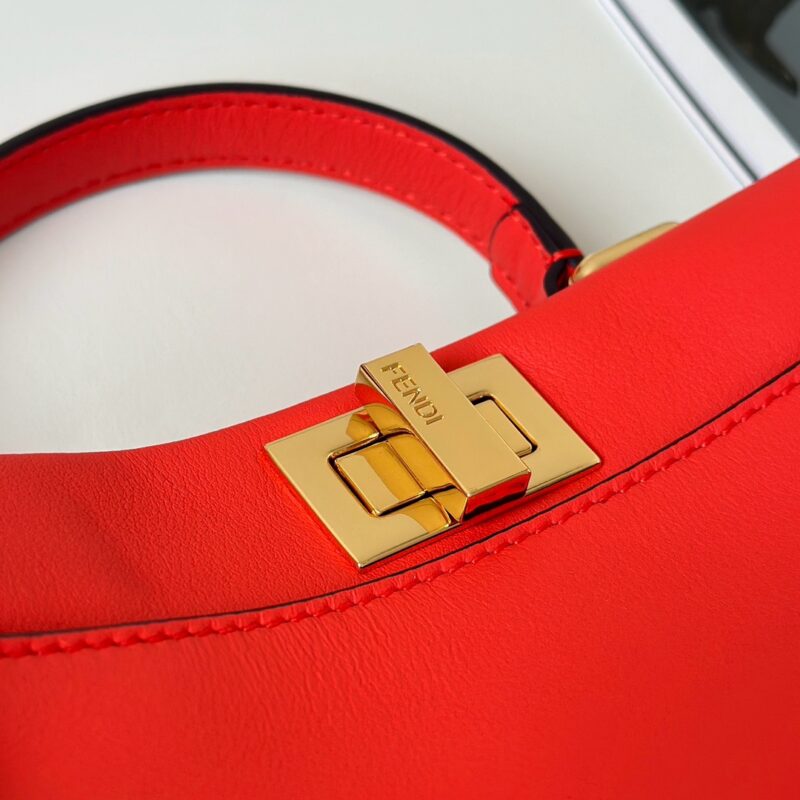 Replica Fendi Peekaboo Small Red - 1:1 designer replica handbag