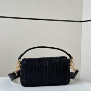 Replica Fendi Baguette Black - best quality luxury bag dupe