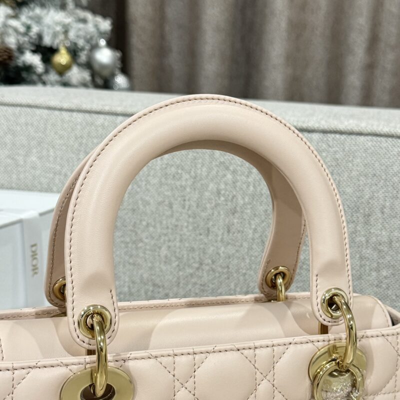 Replica Lady Dior Medium Powder Pink - premium 1:1 fake handbag model