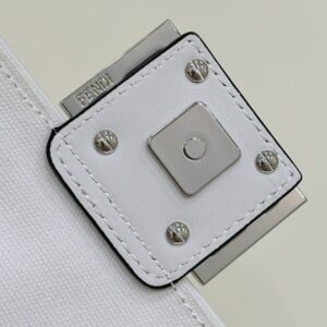 Replica Fendi Baguette Small White - high-end fake designer purse
