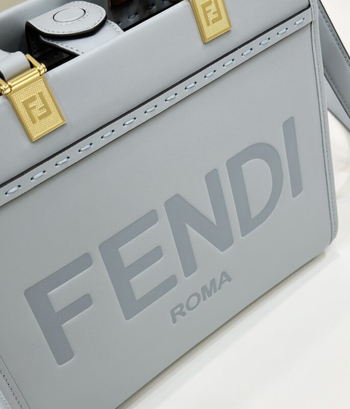 Replica Fendi Small Tote Sky Blue - ultra-realistic fake designer tote