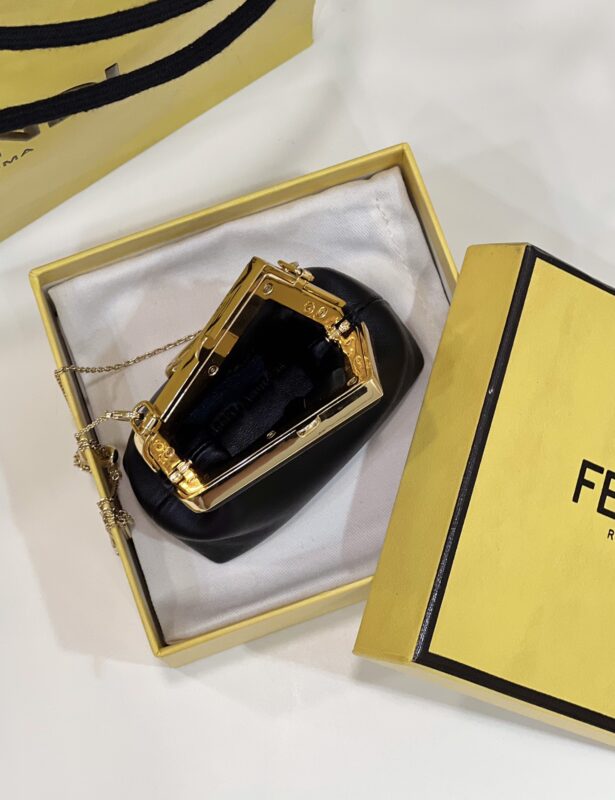 Replica Fendi First Mini Black - high-quality designer bag clone