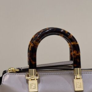 Replica Fendi By The Way Boston Dark Beige - premium 1:1 fake handbag model