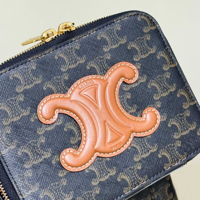 Replica Celine Triomphe Box on Chain - authentic-look luxury purse replica