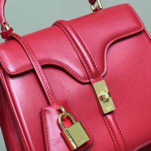 Replica Celine Mini 16 Red - high-accuracy replica luxury purse