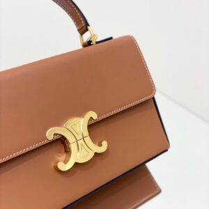 Replica Celine Triomphe Blandine Brown - authentic-look luxury purse replica
