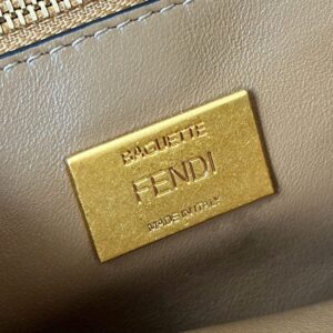 Replica Fendi Baguette Sliding Chain Brown - premium-grade designer purse dupe