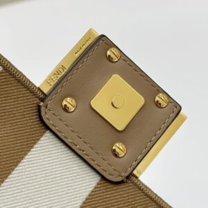 Replica Fendi Baguette FF Brown - premium-grade designer purse dupe